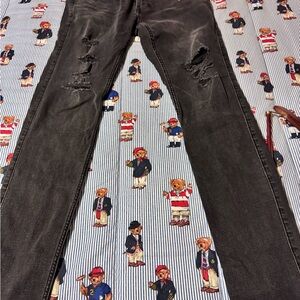 Hollister Black Stacked Skinny Jeans